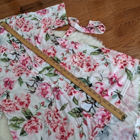 Show ME YOUR MUMU brie robe peonies floral print os - Picture 15 of 16